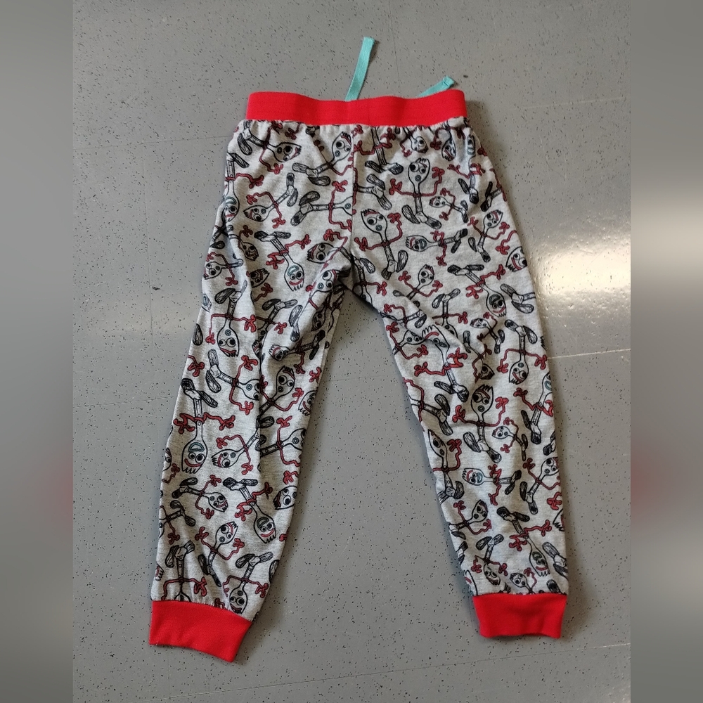 Disney / Pixar Toy Story 4 Sparky Spork PJ pajamas Bottom Pants loungewear size - Picture 3 of 11